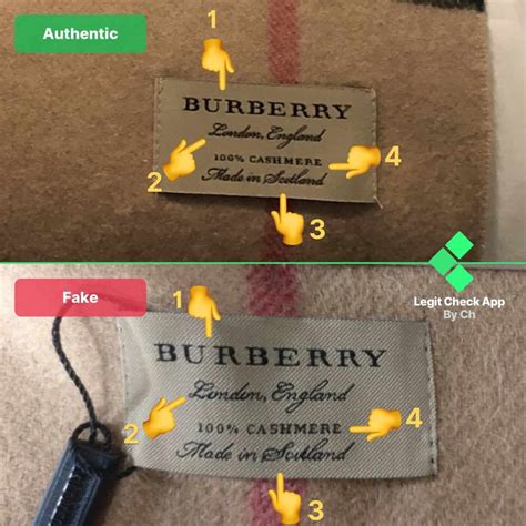 burberry silk scarf fake|authentic burberry tag.